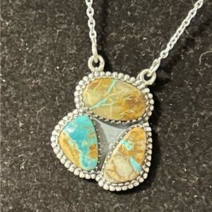 Royston Turquoise Pendant Necklace